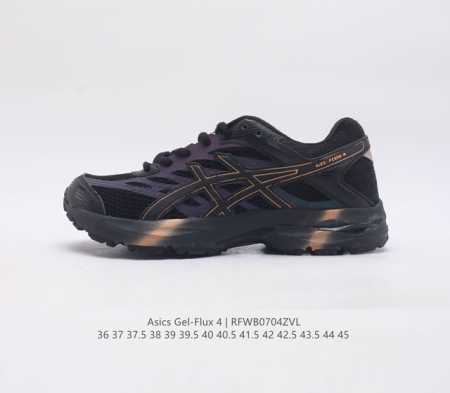 Asics 亚瑟士 Gel-Flux 4 男女子运动鞋舒适跑鞋缓震透气跑步鞋 Gel-Flux4采用的是新一代轻质网布面 大孔洞设计极具透气性 柔软包覆双脚 - 点击图像关闭