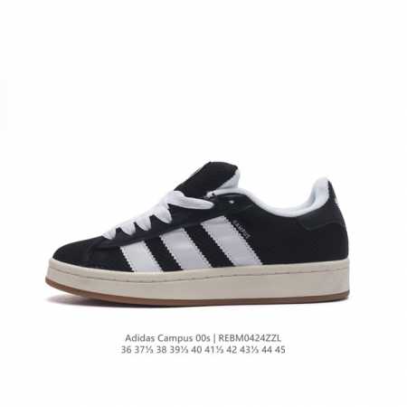 Adidas阿迪达斯.网面透气男女鞋 三叶草campus 00S 面包鞋复古休闲板鞋。千禧回潮！Adidas Campus 00S 经典再现！面包化的campu - 点击图像关闭