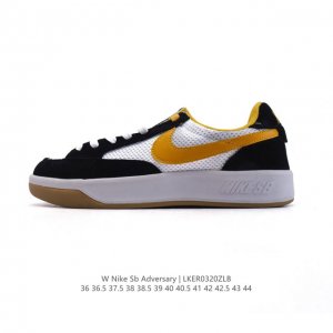 140 nike 耐克 Sb Adversary 中性低帮运动板鞋 滑板鞋。Nike Sb Adversary 滑板鞋回归基本设计。皮革和织物打造的经典外观灵感