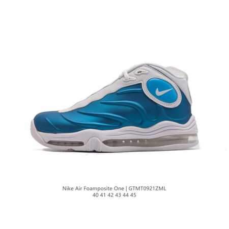 公司级 耐克nike Air Foamposite One是一双内场的后卫战靴，97年1月份首期发行，使用foamposite一次成型的喷塑鞋面，前掌单zoom - 点击图像关闭