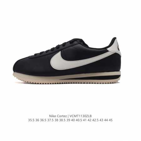 Nike Classic Cortez Nylon 耐克阿甘鞋男女子运动鞋。秉承元年款经典风格，糅合防水鞋面设计，令双足保持干爽舒适。防水锦纶鞋面强势抵御风雨侵 - 点击图像关闭