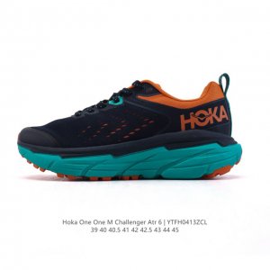 Hoka One One男Challenger Atr6挑战者全地形6减震平衡越野跑鞋 防水版，适合全地形路段，百公里越野无需换鞋。Hoka One One C