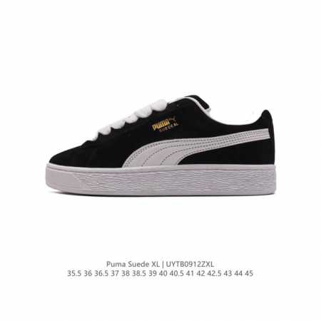 彪马puma Suede Xl 低帮复古轻便透气防滑减震休闲鞋 厚底增高运动板鞋 类型：男女鞋 尺码: 35.5-45含半码 货号：397197-01 编码：U - 点击图像关闭