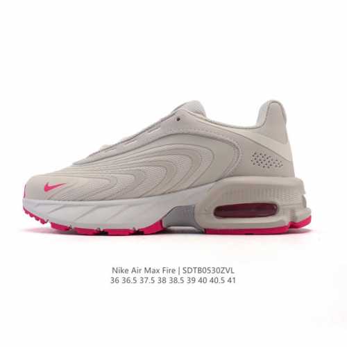 新品 耐克 Nike 2025年新款 Air Max Fire休闲鞋 气垫百搭厚底增高老爹运动跑步鞋If262 02 时尚利落，富有支撑力，是 Air Max