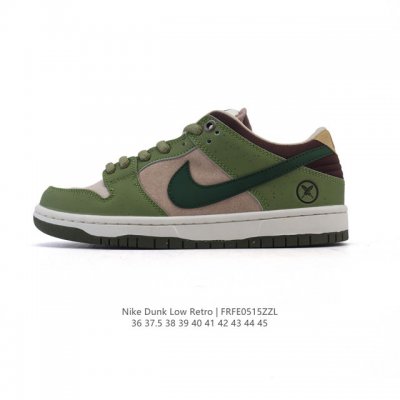 耐克 Nike Dunk Low 男女士运动鞋复古滑板鞋 Sb系列经典运动鞋 采用天然皮革 经久耐穿 塑就如元年款 Dunk 般的复古质感 鞋头透气孔 搭配鞋口