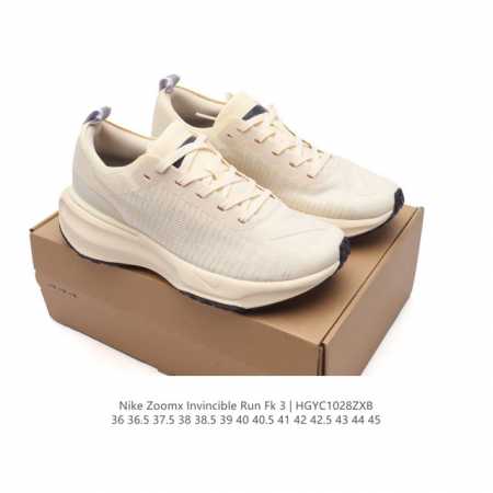 耐克 Nike ZOOMX INVINCIBLE RUN FK 3 机能风格运动鞋 厚底增高老爹鞋。最新一代的invincible 第三代来了！首先鞋面采用的是 - 点击图像关闭