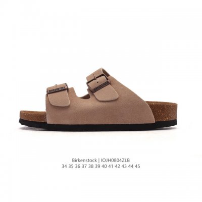 德国百年知名鞋履品牌 博肯Birkenstock 勃肯拖鞋系列凉拖鞋休闲沙滩凉鞋 Birkenstock勃肯德国进口男女款牛皮绒面革软底Arizona双扣拖鞋。