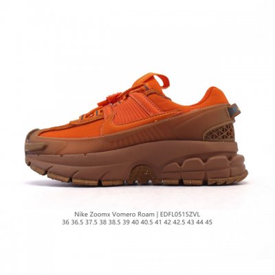 耐克Nike Zoom Vomero Roam马拉松复古跑五代休闲运动慢跑鞋 厚底增高老爹鞋 采用环保纤维革饰片组合网眼布鞋面材质 升级正确后跟Tpu加固 耐弯