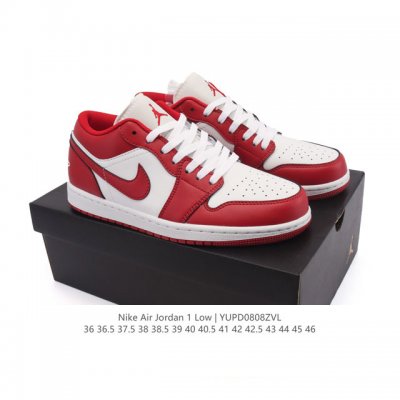 耐克 乔丹Air Jordan 1 Low Aj1 乔1 乔丹1代Aj1 低帮复古文化休闲运动篮球鞋。从1985 年面世的元年款汲取设计灵感，采用简洁大方的经典