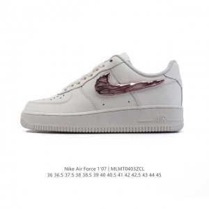 耐克 Nike Air Force 1 '07 Low 空军一号含气垫 小白鞋 低帮百搭厚底增高休闲运动板鞋。柔软、弹性十足的缓震性能和出色的中底设计，横跨复古