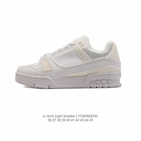 路易威登Louis Vuitton LV路易威登板鞋 时尚厚底增高运动鞋 潮男女鞋 舒适防滑底和百搭性霸屏整个时尚娱乐圈，细节调整完美主义！鞋面采用专柜ZP一致 - 点击图像关闭