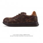 新品公司级 路易威登Louis Vuitton X Nigo 联名款运动鞋 Buttersoft Fw25 圆头系带 低帮 生活休闲鞋 阿甘鞋 路易威登 Lou