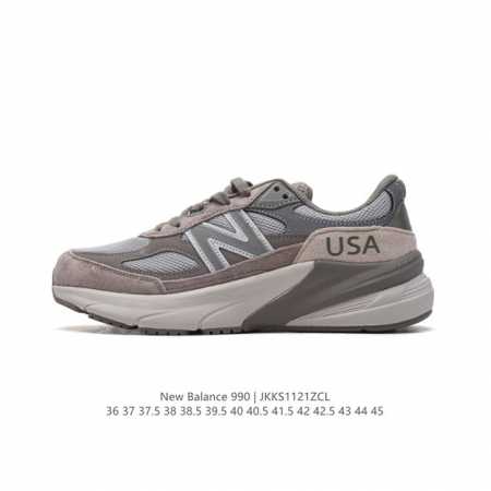 New Balance 新百伦 Nb990 真标带半码 新百伦m990系列 Nb经典休闲运动慢跑鞋 简约舒适百搭时尚复古老爹鞋。990系列是new Balanc - 点击图像关闭