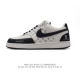 耐克 Nike Court Vision Lo校园风低帮复古篮球板鞋男女运动鞋 路易威登联名。延续80年代复古篮球鞋，添加学院风细节。皮革组合鞋面，利落风格，重