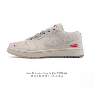公司级 耐克 乔丹Air Jordan 1 Low Aj1 乔1 乔丹1代Aj1 低帮复古文化休闲运动篮球鞋。从1985 年面世的元年款汲取设计灵感，采用简洁大