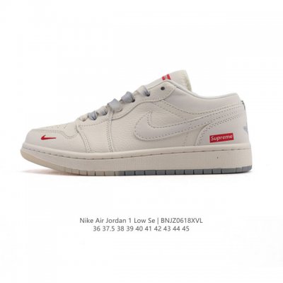 公司级 耐克 乔丹Air Jordan 1 Low Aj1 乔1 乔丹1代Aj1 低帮复古文化休闲运动篮球鞋。从1985 年面世的元年款汲取设计灵感，采用简洁大