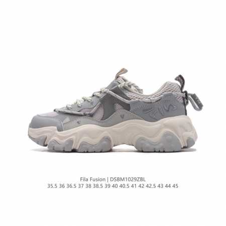FILA FUSION 意大利百年经典运动品牌，网红单品 小红书推荐爆款 FILA斐乐火星鞋新款复p古百搭运动鞋斐乐潮牌文化篮球鞋 街头风运动鞋老爹鞋厚底跑步鞋 - 点击图像关闭