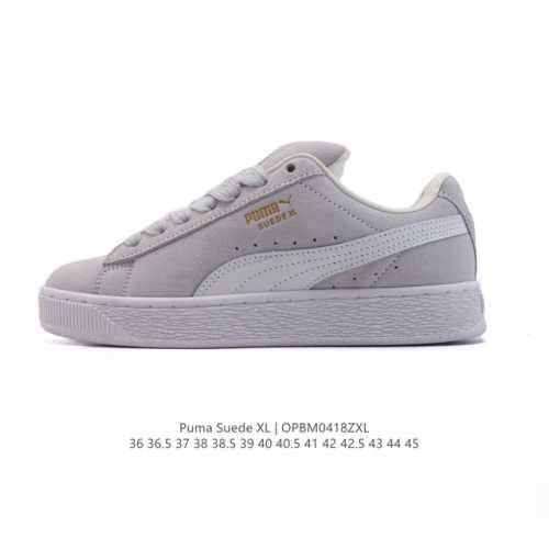 彪马 puma 休闲板鞋 Suede Xl系列经典翻毛皮厚底防滑耐磨舒适透气运动鞋 新年穿有型 时尚 穿搭 球鞋 穿搭 时尚 潮流 面包鞋 puma面包鞋，
