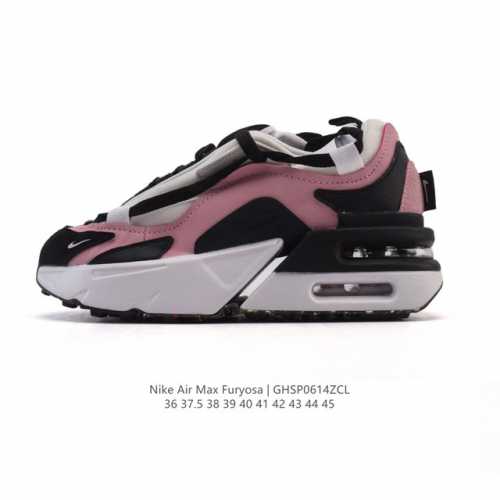 耐克 Nike Air Max Furyosa 男女子运动鞋气垫 厚底增高板鞋。采用灵感源自 90 年代疾速跑鞋的前卫外观，以新颖巧思大胆演绎时尚风范与舒适性能
