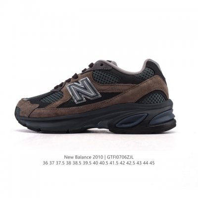 公司级 新百伦 New Balance2010英产做旧鞋款纯色绒运动鞋 厚底增高老爹鞋。此复刻经典鞋款，加入当下大热的户外元素，以曾经篮球鞋款型式样加以打造鞋款
