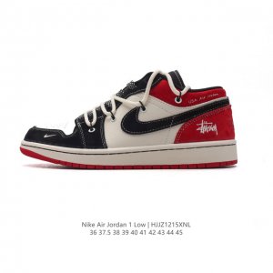 公司级 耐克 乔丹air Jordan 1 Low Aj1 乔1 乔丹1代aj1 解构绑带 双鞋带 低帮复古文化休闲运动篮球鞋。该鞋款从 1985 年元年款汲取