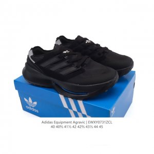 新品公司级 阿迪达斯 Adidas Originals三叶草2025年新款男鞋 Equipment Agravic运动休闲鞋 厚底增高老爹鞋 Jh6114 41