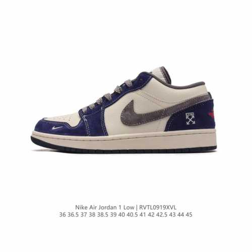 公司级 耐克 乔丹air Jordan 1 Low Aj1 乔1 乔丹1代aj1 低帮复古文化休闲运动篮球鞋。从1985 年面世的元年款汲取设计灵感，采用简洁大