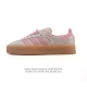 adidas 阿迪达斯 女款运动鞋 三叶草Samba Velentine 休闲鞋 德训鞋 2025年新款 蛇纹皮革鞋面 复古板鞋经典运动鞋 一款阿迪达斯的Sam
