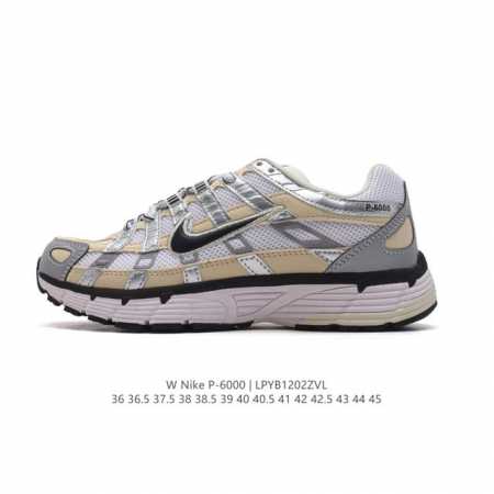 公司级 耐克 Nike 男女子休闲运动鞋p-6000Premium 轻便舒适透气防滑缓震耐磨跑步鞋。P-6000 是一款植根于 2000 年代风格的混合款式，让 - 点击图像关闭