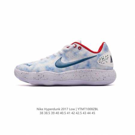 公司级 耐克 Nike Hyperdunk2017Low 低帮 实战篮球鞋 男款运动鞋。延续低调实用的外观设计，提供更为强劲的赛场表现。初看 Hyperdunk - 点击图像关闭