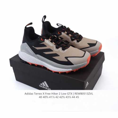阿迪达斯 Adidas Terrex X Free Hiker 2.0 Gore-Tex Shoes 户外防水透湿透汽运动登山徒步鞋 含防水透气的Gore-Te