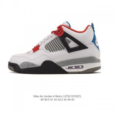 公司级 耐克 Nike Air Jordan 4 Retro Og迈克尔 乔丹Aj4代乔4 中帮复古休闲运动文化篮球鞋。秉承轻量化的速度型篮球鞋设计思想完成设计