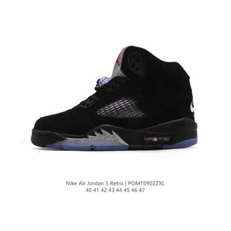 耐克 Nike Air Jordan 5 Retro 中帮 乔丹之子 Aj5 乔丹5代 Aj5 乔5 乔丹5 中邦 乔丹篮球运动鞋 低帮复古休闲文化篮球鞋。后跟 - 点击图像关闭