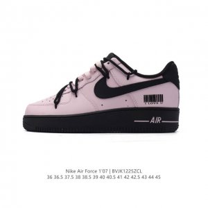 耐克 Nike Air Force 1 '07 Low 空军一号含气垫 解构绑带 双鞋带 低帮百搭厚底增高休闲运动板鞋。柔软、弹性十足的缓震性能和出色的中底设计