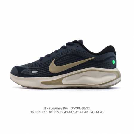 160 耐克 Nike Journey Run 男女子透气公路运动跑步鞋 厚底增高老爹鞋 搭载柔软厚实的 Comfiride 泡绵缓震配置，助你征服充满挑战的路 - 点击图像关闭