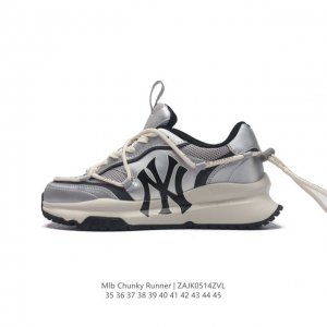 全新2023新款，Ny美国榄球洋基队new York Yankees X Mlb Chunky Runner Liner 莱纳系列低帮厚底老爹风透气舒适皮面休闲