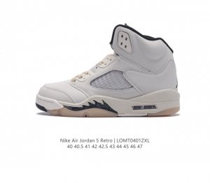 耐克 Nike Air Jordan 5 Retro 中帮 乔丹之子 Aj5 乔丹5代 Aj5 乔5 乔丹5 中邦 乔丹篮球运动鞋 复古休闲文化篮球鞋 后跟饰有