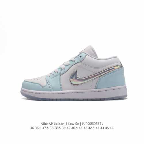 耐克 乔丹air Jordan 1 Low Aj1 乔1 乔丹1代aj1 低帮复古文化休闲运动篮球鞋，从1985 年面世的元年款汲取设计灵感，采用简洁大方的经典