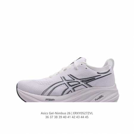 asics Gel Nimbus26 2024 01#亚瑟士#跑步鞋 超厚底增高百搭老爹鞋 最舒适跑鞋，中底两大独家科技都带来全新能量，造就历来最软弹的 Gel - 点击图像关闭