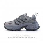新品公司级 阿迪达斯 Adidas Shadow Fever 复古减震橡胶外底跑鞋 厚底增高老爹鞋，尽显简约格调，上脚舒适更兼具防滑耐磨之特性。其秉持原楦原纸版