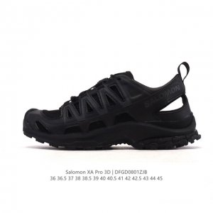 新品公司级 Salomon萨洛蒙 Xa Pro 3D 户外运动 网布减震防滑透气运动凉鞋 洞洞鞋 低帮跑步鞋 男女同款沙滩鞋 沙场灰#萨洛蒙Xapro3D 大面