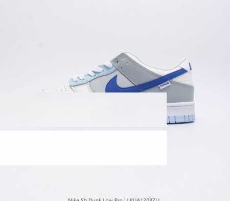 耐克 Nike Sb Dunk Low Pro 男 女滑板鞋 经典复古运动鞋 采用低帮设计，塑就经典 Dunk 风格。鞋垫后跟搭载 Zoom Air 气垫，加衬 - 点击图像关闭