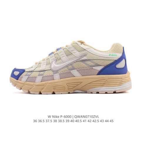 公司级 耐克 Nike 男女子休闲运动鞋 P-6000Premium 轻便舒适透气防滑缓震耐磨跑步鞋。P-6000 是一款植根于 2000 年代风格的混合款式，