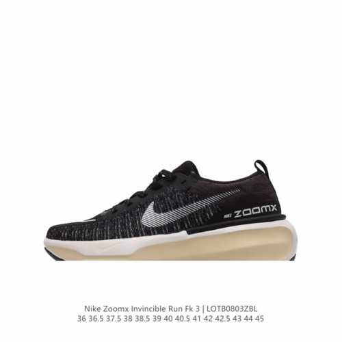 耐克 Nike Zoomx Invincible Run Fk 3 机能风格运动鞋 厚底增高老爹鞋。最新一代的invincible 第三代来了！首先鞋面采用的是