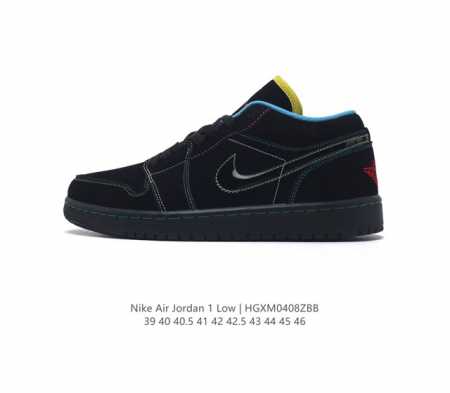 头层皮 耐克 乔丹air Jordan 1 Low Aj1 乔1 乔丹1代aj1 低帮复古文化休闲运动篮球鞋。该鞋款从 1985 年元年款汲取设计灵感，焕新演绎 - 点击图像关闭