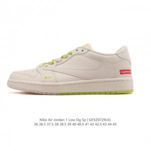 真标 耐克 Nike Air Jordan 1 Low Og Sp Military Blue Aj1乔1倒勾 2025年新款 蛇年新款 低帮篮球鞋 Aj1 乔