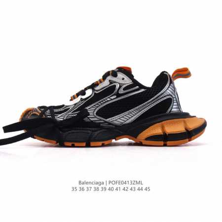 公司级 巴黎世家 Balenciaga 3Xl Sneakers 巴黎世家 十代网布系带低帮走秀复古老爹运动鞋 透气网纱 网面 材料和聚氨酯 磨损效果 鞋头边缘 - 点击图像关闭
