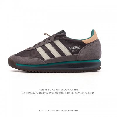 公司级 阿迪达斯Adidas Sl 72 Shoes 经典复古薄底运动鞋 T头鞋 三叶草复古休闲跑步鞋休闲运动鞋 这款经典运动鞋携复古型格，来访你的活力日常 采