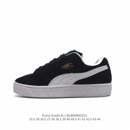 彪马puma Suede Xl 低帮复古轻便透气防滑减震休闲鞋 厚底增高运动板鞋。 尺码: 35.5-45含半码 货号：395205 01 编码：Mlbm060 - 点击图像关闭