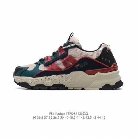 斐乐 男女同款老爹鞋 Fila Fusion 厚底增高百搭运动板鞋 意大利百年经典运动品牌，网红单品 小红书推荐爆款 Fila斐乐新款小白鞋斐乐潮牌文化街头风运 - 点击图像关闭